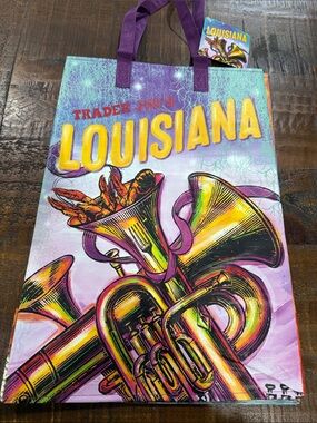 Trader Joe's Louisiana Reusable Tote Bag - Purple